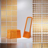 VedoNonVedo Montenapoleone decorative element for furnishing and dividing rooms - amber 2